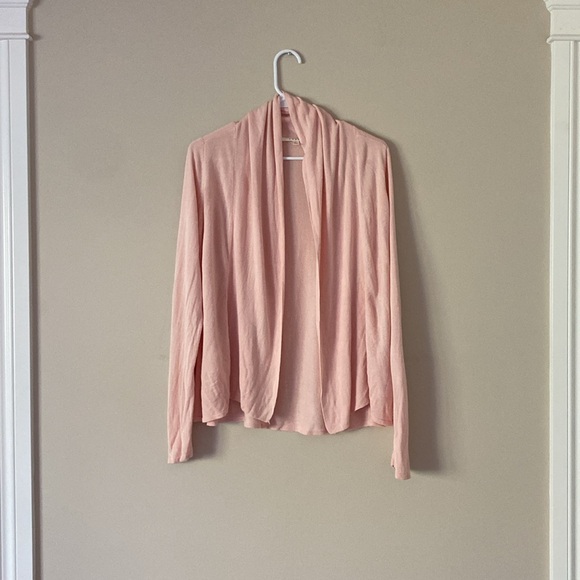 Cyrus Pastel Large Pink Flowy Lightweight Neutral Cardigan Large - Picture 4 of 10